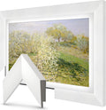 Gloss White 75' Premiere Deco TV Frame - Compatible ONLY with Samsung The Frame TV and Pro TVs (Fits 2021-2026, LS03A, LS03B,LS03C,LS03D,LS03FA,LS03FW)