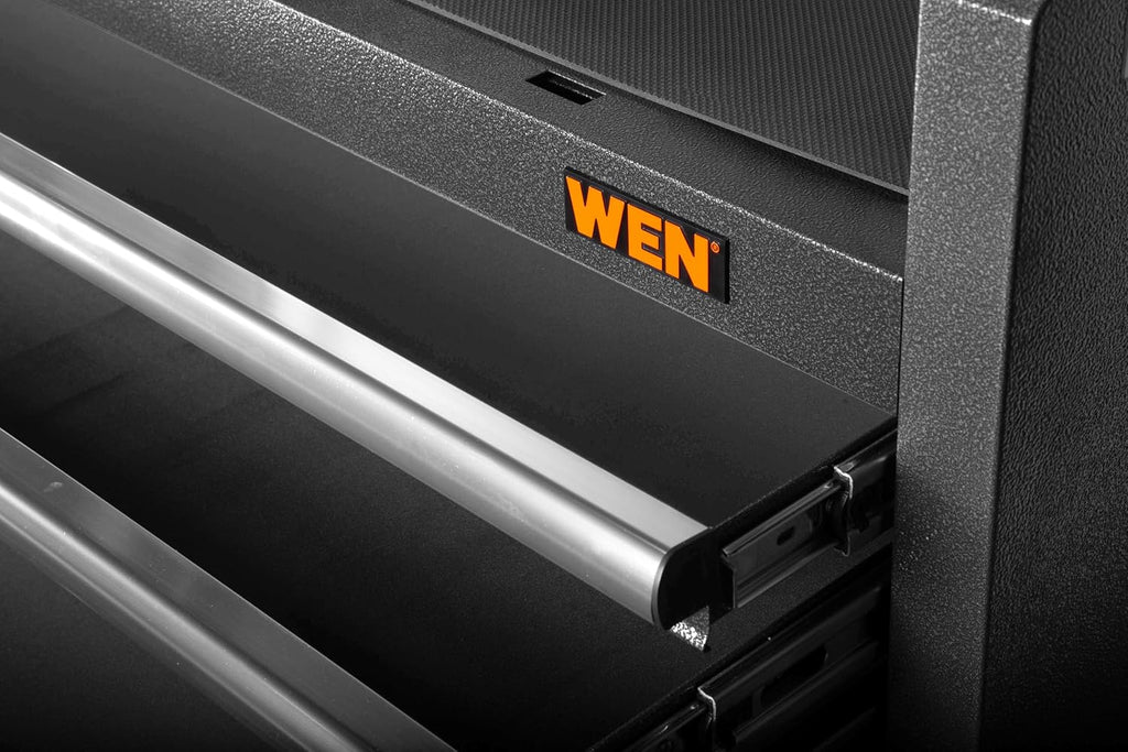 Wen 42-Inch Premium Tool Chest with Heavy Duty 21-Gauge Powder-Coated Steel Construction and Onboard Charging Station (GG421T)