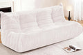 Bean Bag 3-Seater Chair Big Sofa Beanbag Chair for Adults Fireside Chair Bean Bag Lounger with Memory Foam Filled for Home,Apartment or Gaming Venue（Beige Teddy）