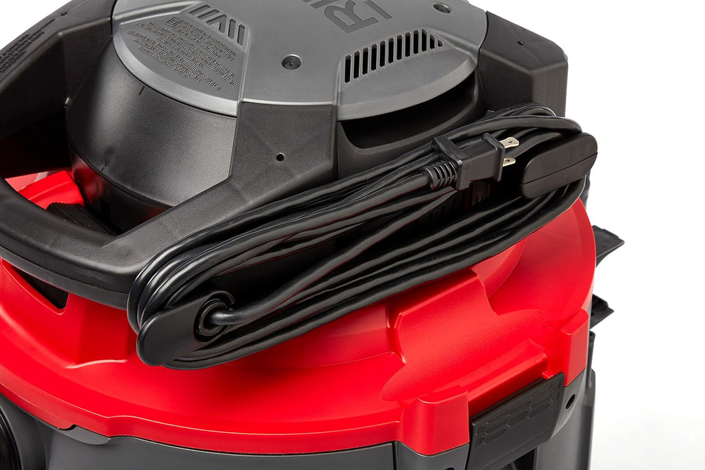 RIDGID 62723 Red 16 gallon RT1600 Wet/Dry Vacuum, Dark Gray and Red