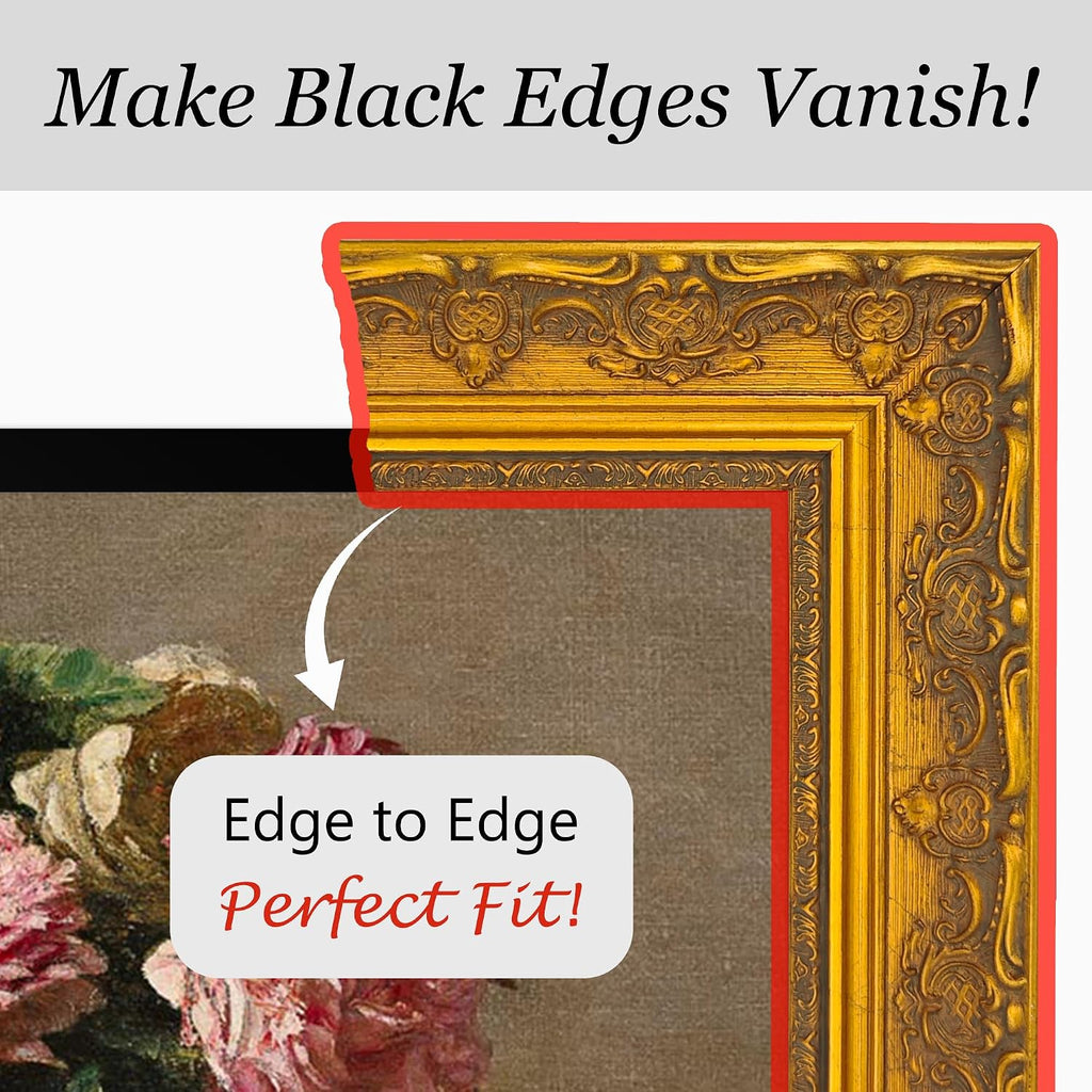 Baroque Gold 32' TV frame - Compatible ONLY with Samsung The Frame TVs (Fits 2021-2025 models, model codes:32LS03A/B/C/FA)