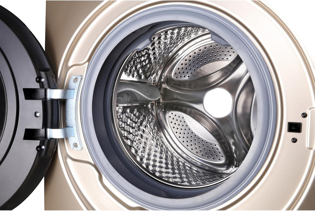 Magic Chef MCSCWD27G5 24 Inch Standalone Front Loading Combination Washer and Dryer with LED Display, 14 Wash Cycles, and Stainless Steel Inner Drum