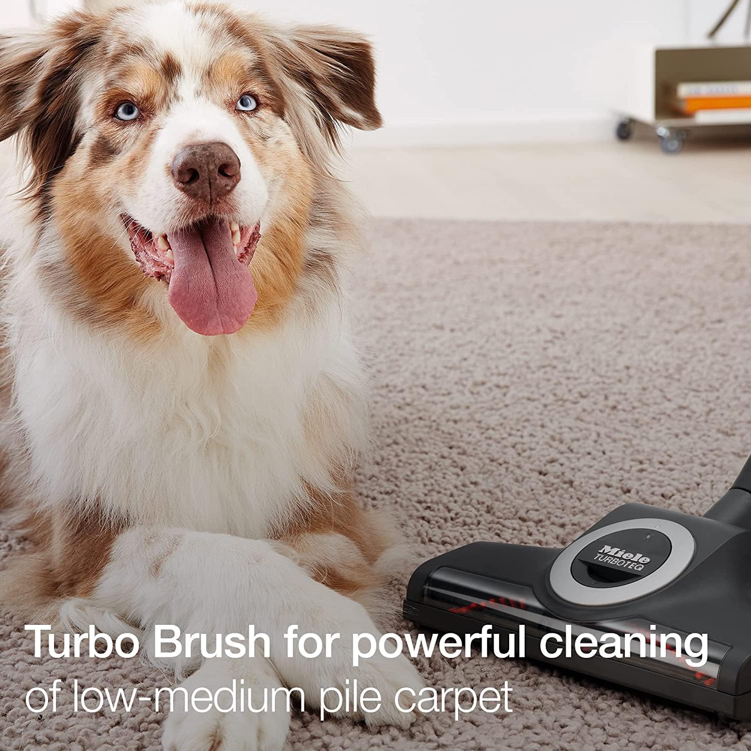 Miele Blizzard CX1 Turbo Team Bagless Canister Vacuum, Tech Blue with STB 305-3 TurboTeQ, SBB 300-3 Parquet Twister Floorhead, Dusting Brush on Handle,Crevice Tool and Upholstery Tool (7 Items)