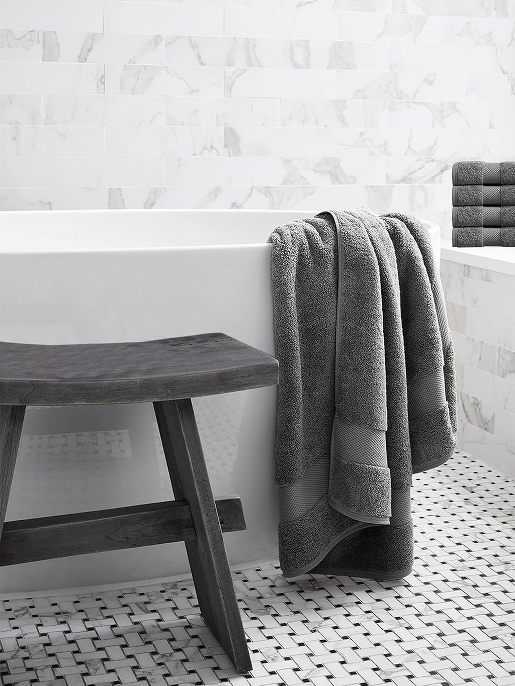 Organic Cotton Luxuriously Plush Towel 20 Piece Set |GOTS & Oeko-TEX Certified|Premium Hotel Quality Towels|Feather Touch Technology|650 GSM Long Staple|Soft, Quick Dry & Ultra-Absorbent