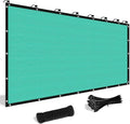 Shade&Beyond Customized Size 90% Sun Shade Cloth with Grommets, 12' X 20' Pergola Shade Cover Canopy, Mesh Tarp Sun Screens for Patio, Outdoor, Garden, Backyard GN08, Turquoise