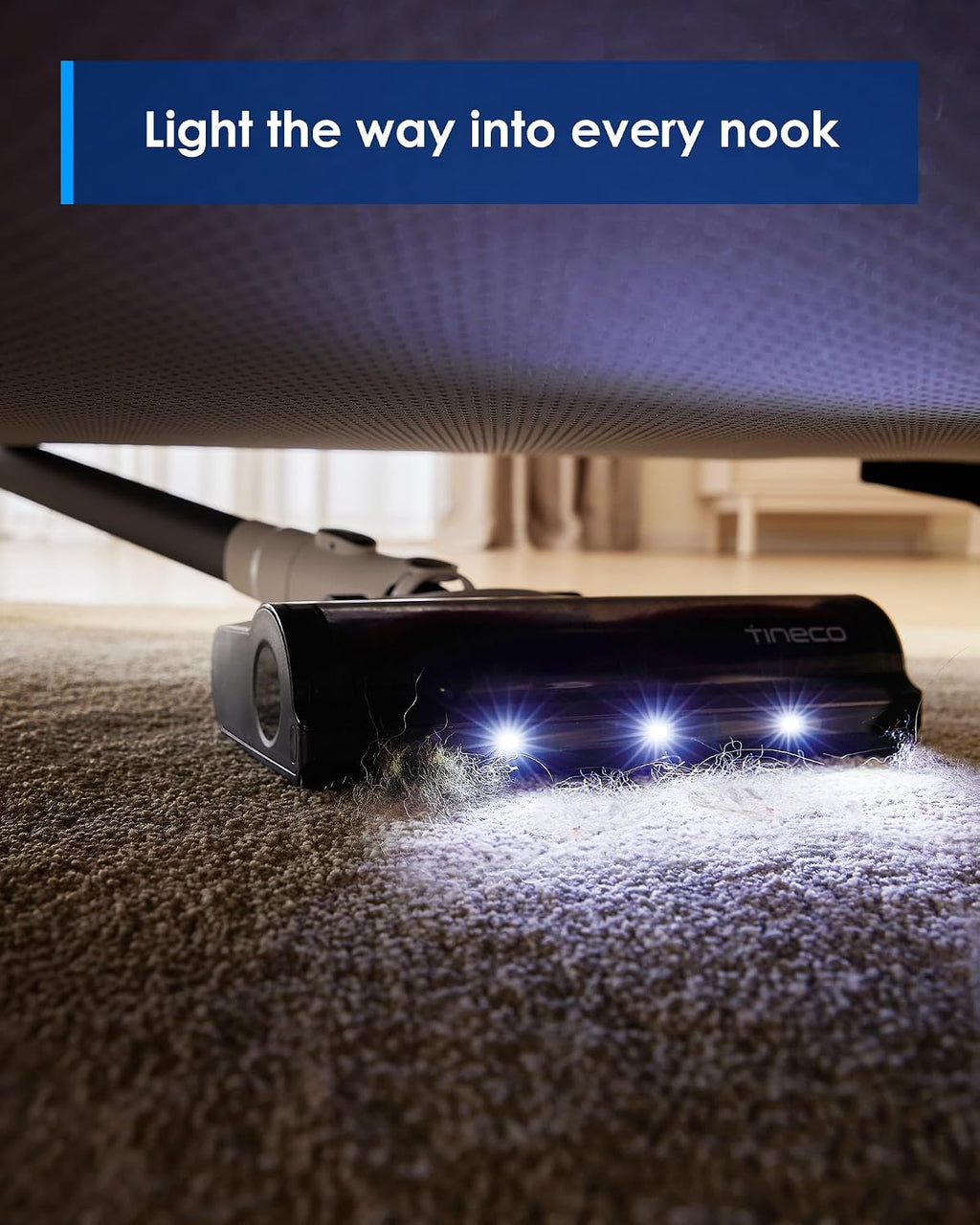 Tineco Floor ONE Stretch S6 Cordless Wet Dry Vacuum Cleaner & 30S Cordless Stick Vacuum Cleaner, 160W Suction, 60Min Runtime, 1L Larger Dustbin, ZeroTangle Brush, PureCyclone Tech, LED Headlight, Whit