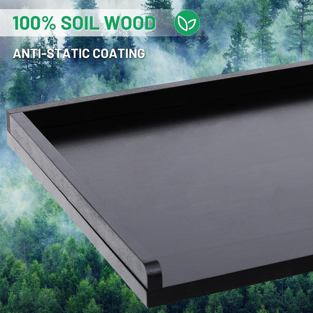 Murago Washer Dryer Countertop, 100% Natural Wood, Laundry Countertop Over Washer and Dryer, Laundry Machine Topper for Front Loaders, Fits All Major Brands, Anti Vibration Pads, 54' x 27.5' Natural