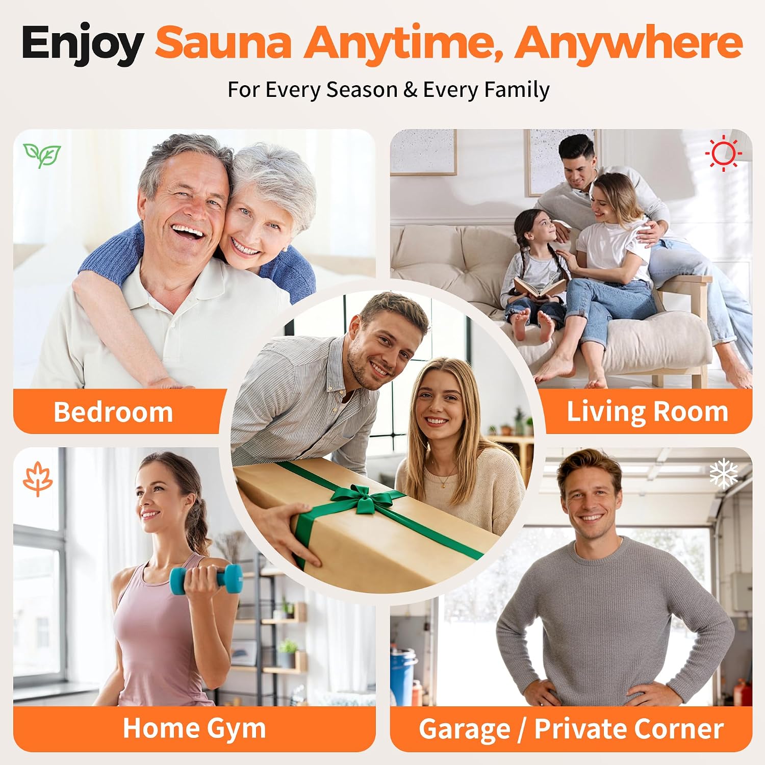 Sauna Box, 3L Portable Steam Sauna Tent for Home & Indoor Use, 1400w Personal Sauna Pod, Remote Control, Folding Chair, 15 Levels, 99-Min Timer,32' x 32' x 71'