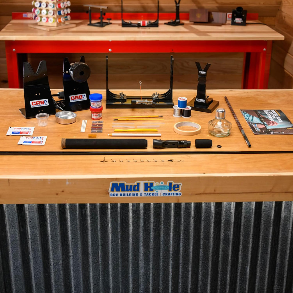 Mud Hole All-in-One Fishing Rod Building Kit with Tools, Components, and Supplies