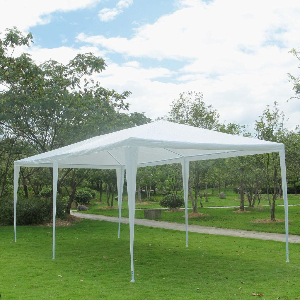 10'x30' Outdoor Canopy Party Wedding Tent White Gazebo Pavilion w/8 Side Walls