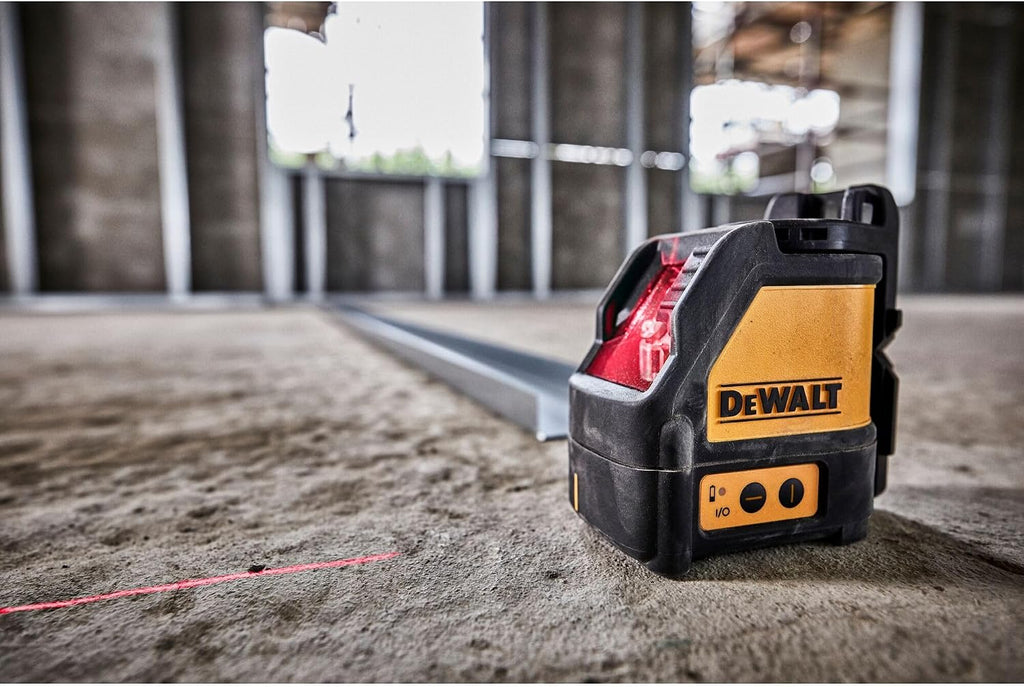 DEWALT Line Laser, Self-Leveling, Cross Line, Red Beam (DW088K)