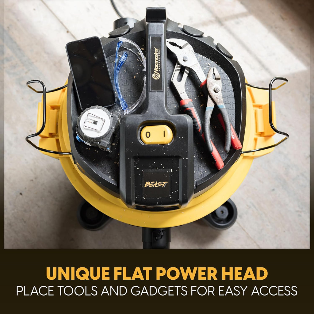 Vacmaster Professional Beast Series 12-Gallon 5.5 Peak HP Wet/Dry Vacuum- VJH1211 PF 0205