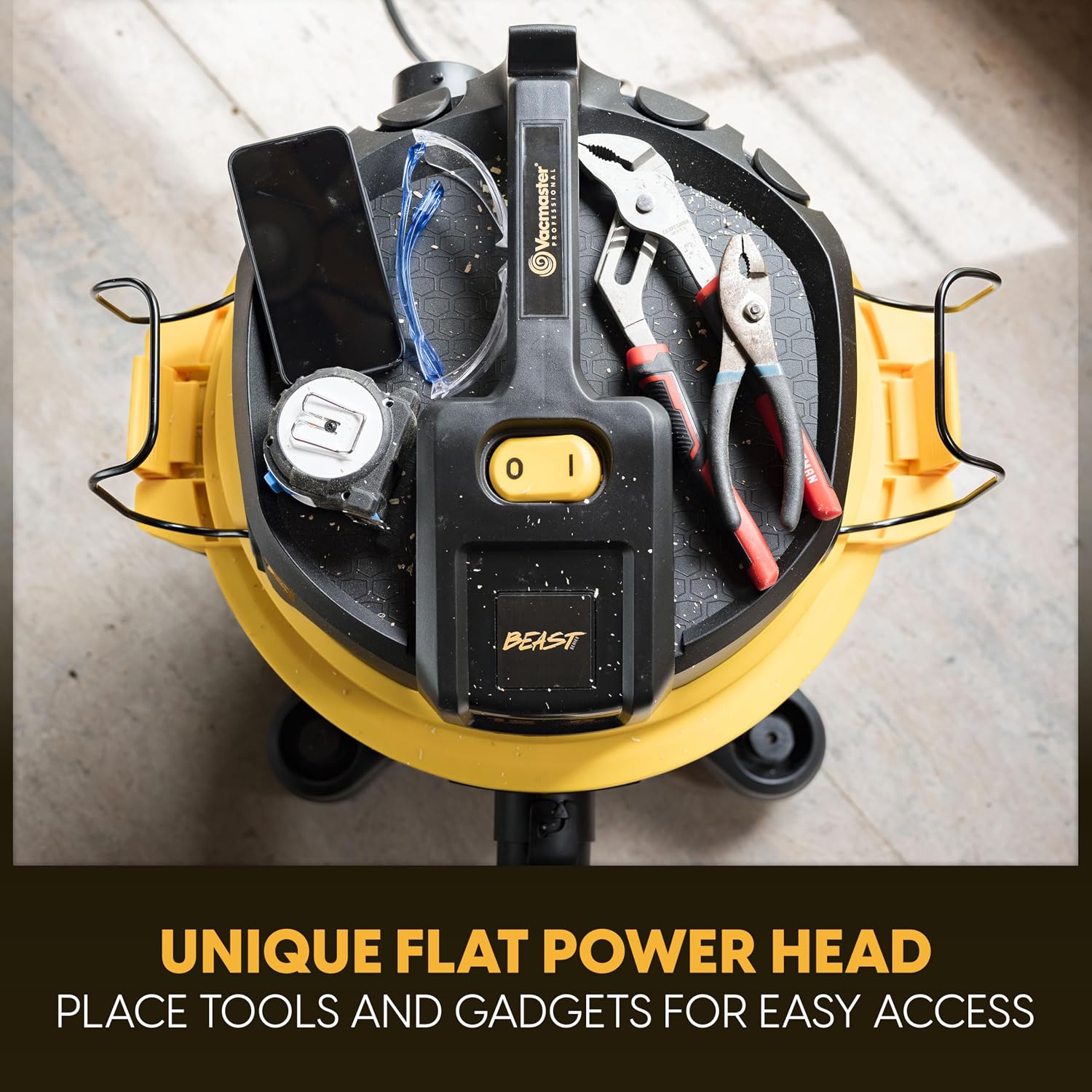 Vacmaster Professional Beast Series 12-Gallon 5.5 Peak HP Wet/Dry Vacuum- VJH1211 PF 0205