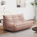 Bean Bag Chair - Corner Sofa, Fireside Chair Bean Bag Sofa Large Bean Bag Chair for Adults,Fireside Floor Couch for Living Room, Bedroom, Gaming (Yellow, Single) (Pink, Loveseat)
