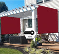 TANG 8' x 4' Outdoor Universal Pergola Replacement Cover Canopy Waterproof with Grommets Weight Rods Sun Shade Panel for Patio Backyard Red