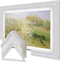 Tuscan Gloss White 65' Premiere Deco TV Frame - Compatible ONLY with Samsung The Frame TV and Pro TVs (Fits 2021-2026, LS03A, LS03B,LS03C,LS03D,LS03FA,LS03FW)