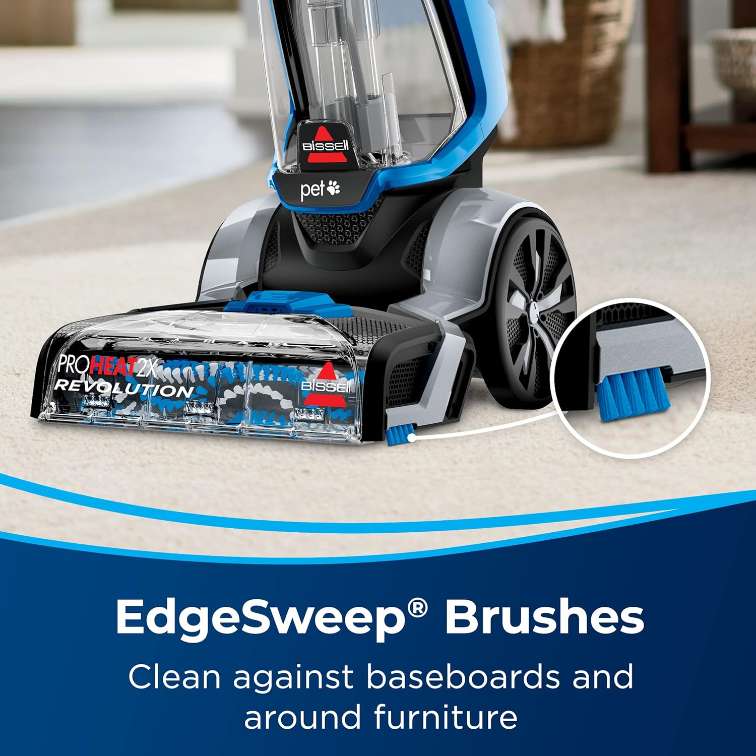 BISSELL ProHeat 2X Revolution Pet Turbo Upright Carpet Cleaner, 35799