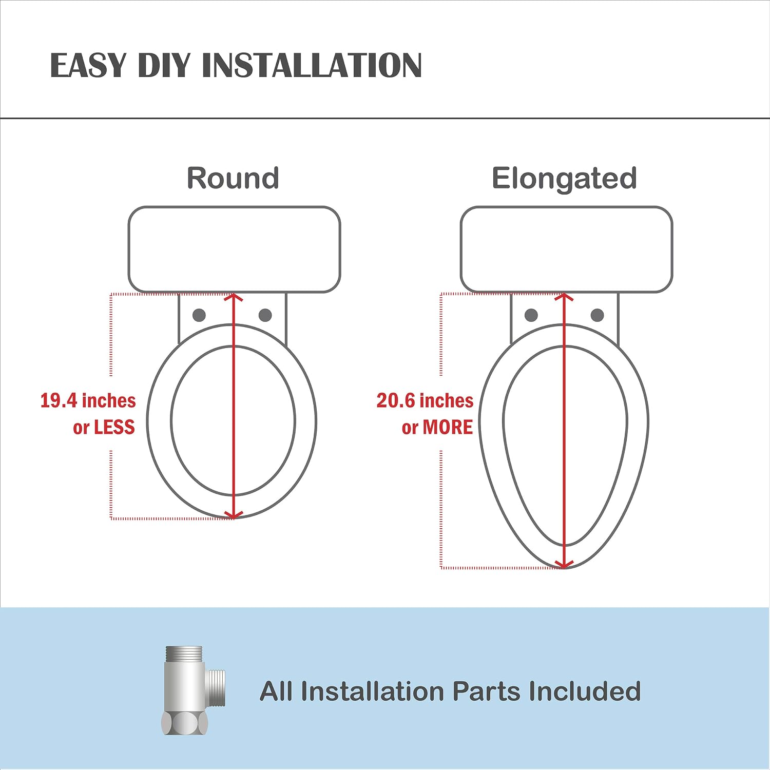 Lotus Bidet ATS-908 Round, Purestream Function(Constipation Relief) Heated Seat, Temperature Controlled Wash, Warm Air Dryer, Easy DIY Installation, Made in Korea