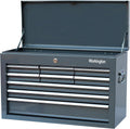 Workington Portable Metal Tool Chest with 9 Drawers, 24' 9-Drawer Tool Chest Cabinet with Ball Bearing Drawer Slides, Steel Tool Storage Box Organizer 4006 Gray