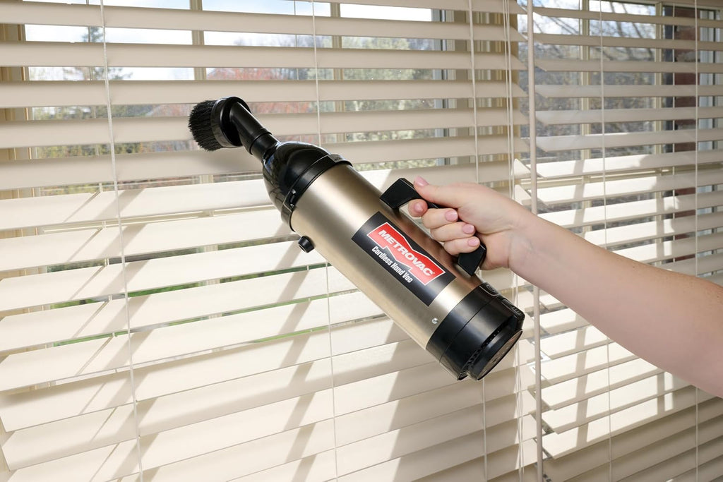METROVAC CHV-S4 Cordless Handheld Car Vacuum Cleaner | High Power Heavy Duty Stainless Steel Detailing Kit