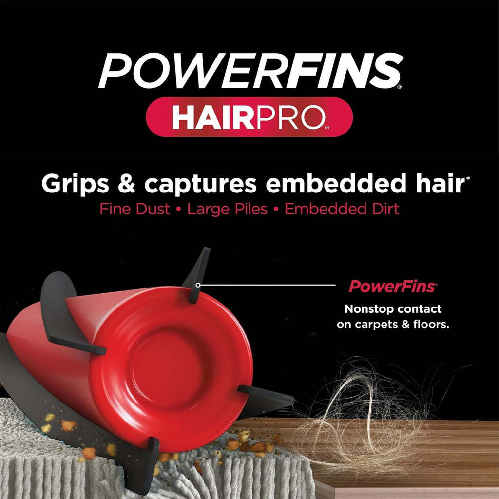 SHARK R-ZD550 Lift-Away with PowerFins HairPro & Odor Neutralizer Technology Upright Multi Surface Vacuum, Mauve - Certified (Renewed)