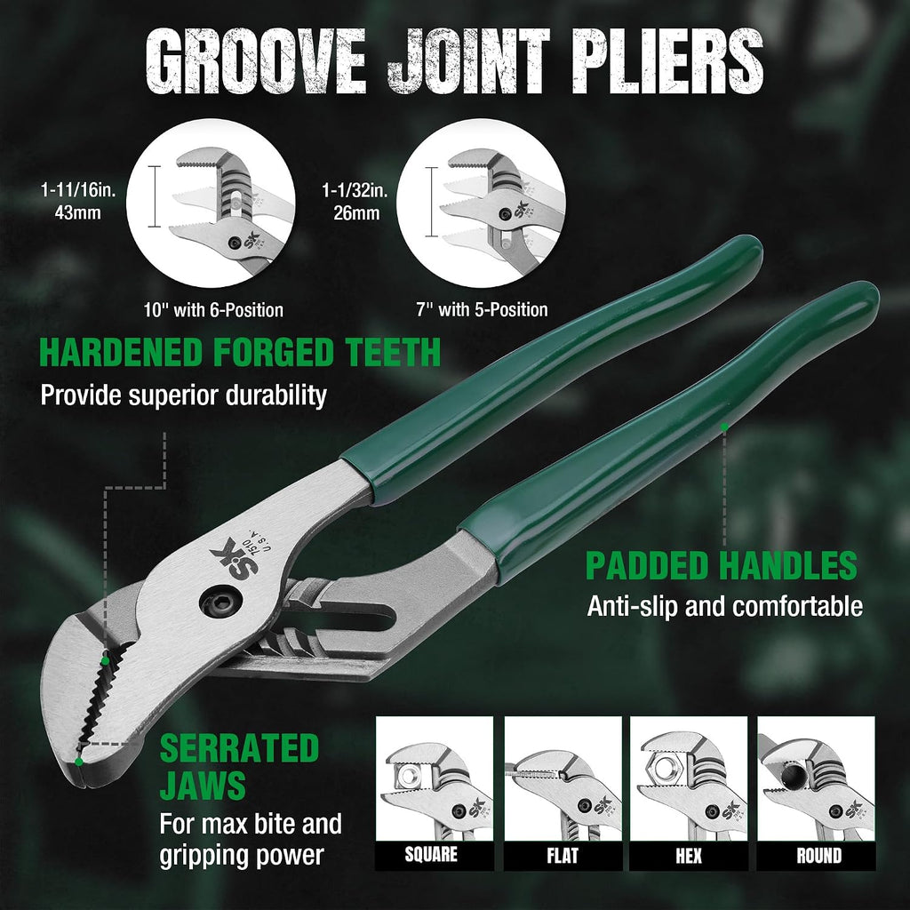 SK Tools USA 5 Piece General Purpose Pliers Set | 17835