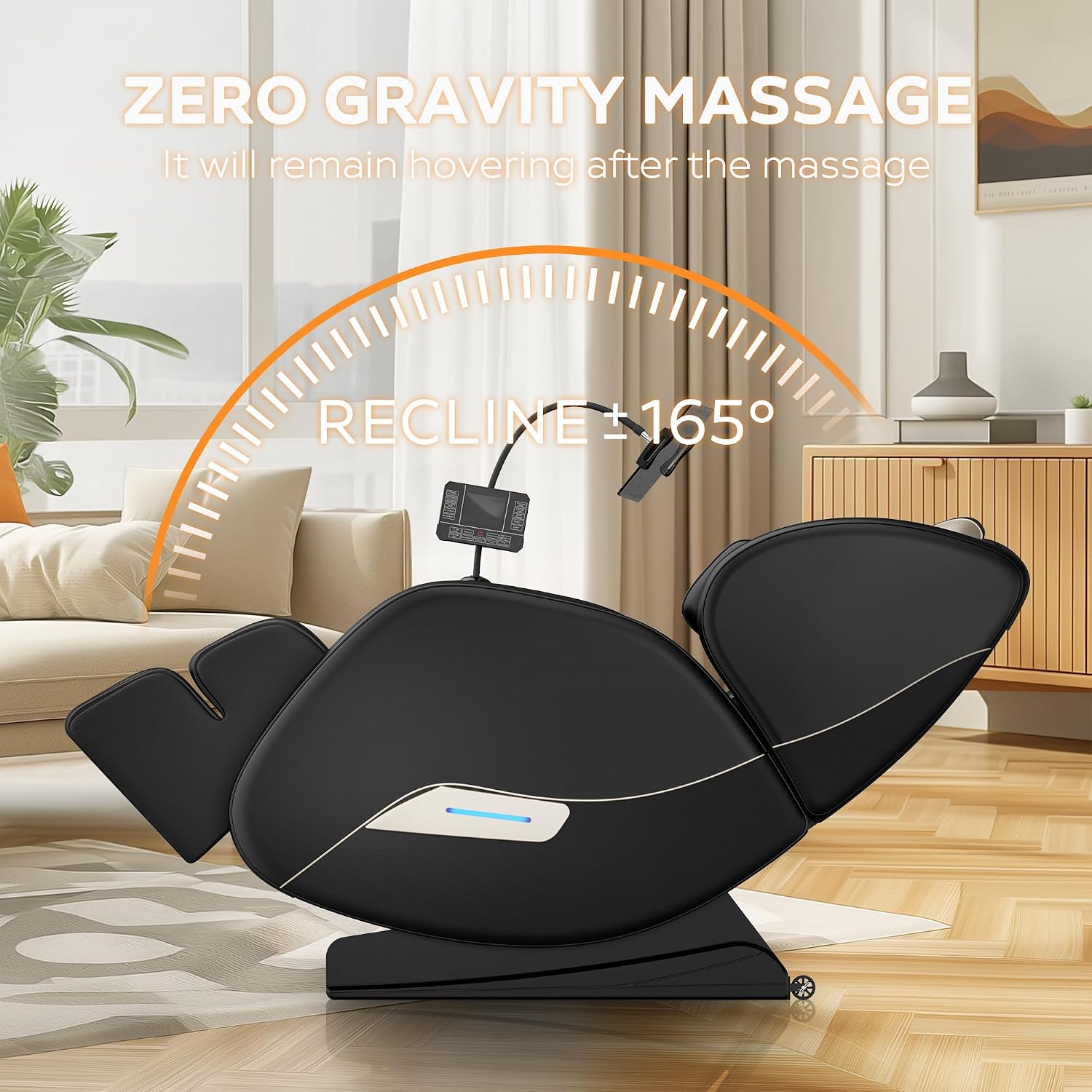 2026 Massage Chair Full Body, Zero Gravity SL-Track Shiatsu Massage Recliner Chair with Body Scan, 6 Fix Point Rollers,Airbags,Deep Yoga Stretch, Heating Function