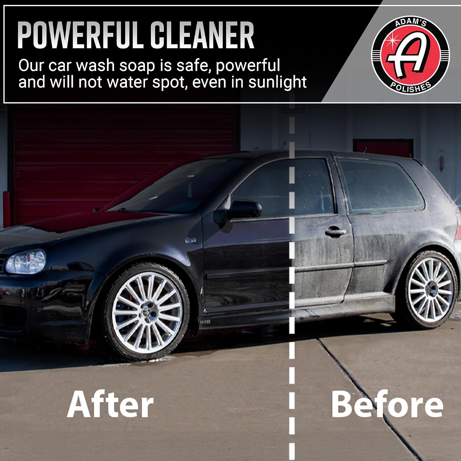 Adam's Car Shampoo (5 Gallon) - pH Best Biodegradable Car Wash Soap for Foam Cannon, Spray Gun or Bucket - High Foam, Scratch-Free Auto Detailing for Cars, Trucks, RVs & Motorcycles