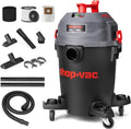 Shop-Vac 6 Gallon Ultra Quiet Shop Vacuum Wet and Dry, 4.5HP Powerful Suction Wet/Dry Vacuum with Attachments, 1-7/8 in. x 7 Ft Hose, 15 Ft Cord, Ideal for Jobsite, Garage, Workshop & Home, 5430541