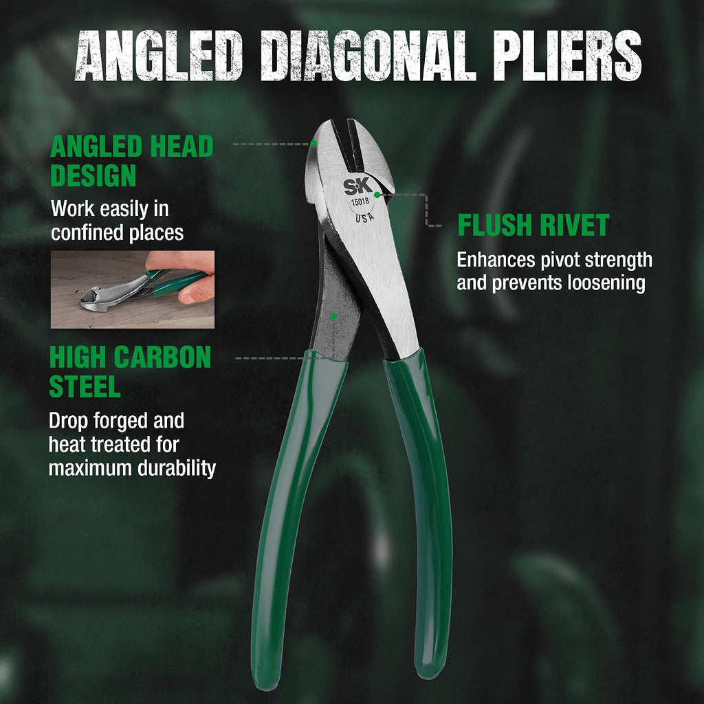 SK Tools USA 5 Piece General Purpose Pliers Set | 17835
