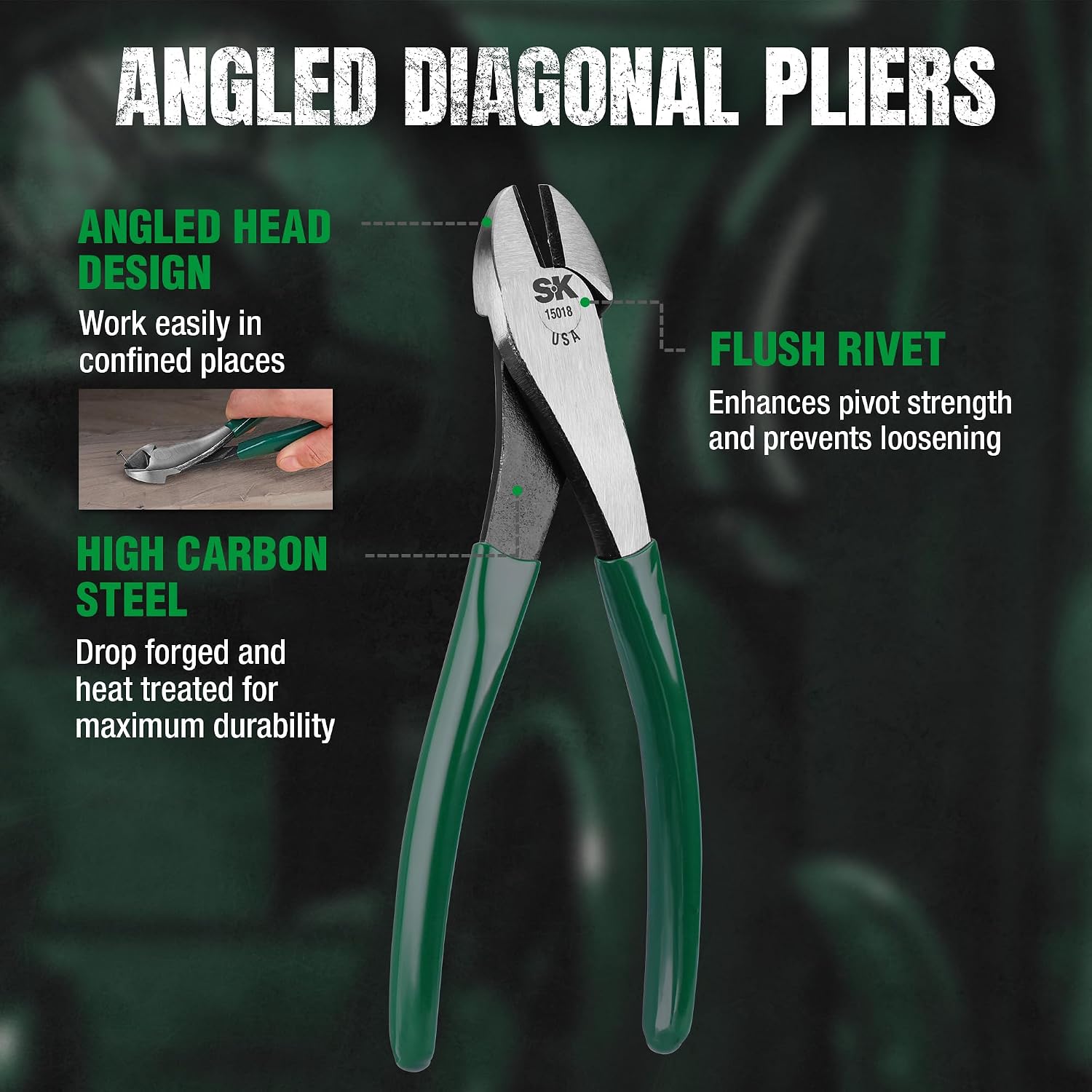 SK Tools USA 5 Piece General Purpose Pliers Set | 17835