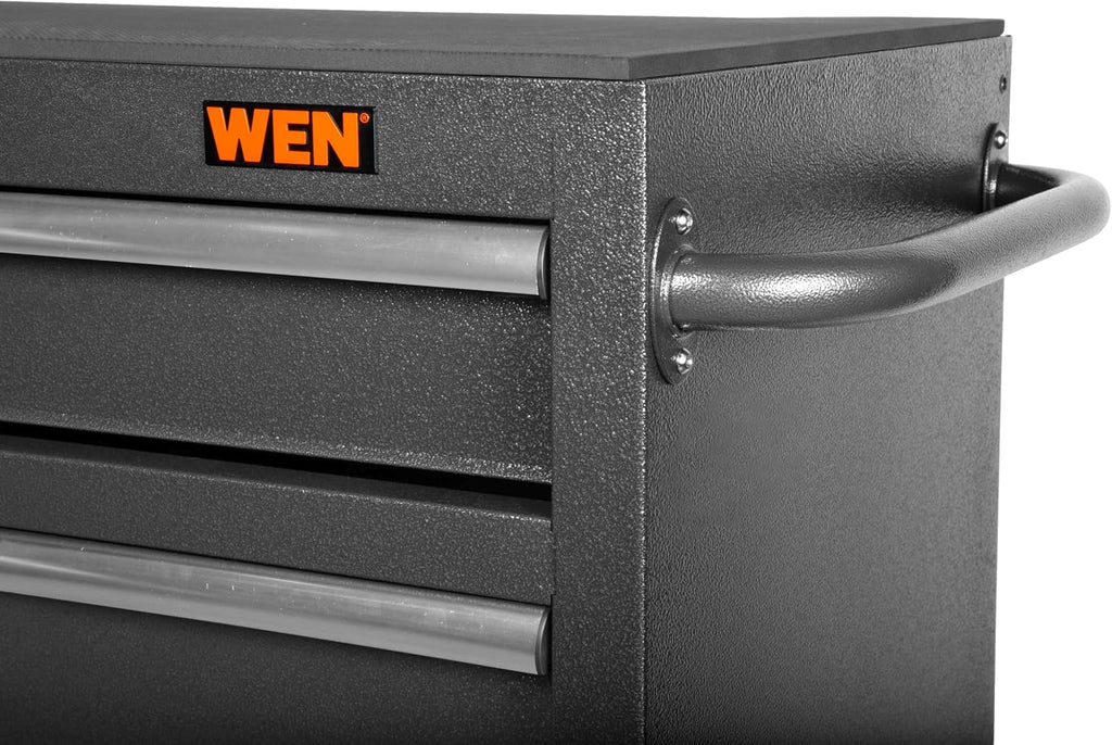Wen 27-Inch Premium Rolling Tool Cabinet with Heavy Duty 21-Gauge Powder-Coated Steel Construction (GG262B)