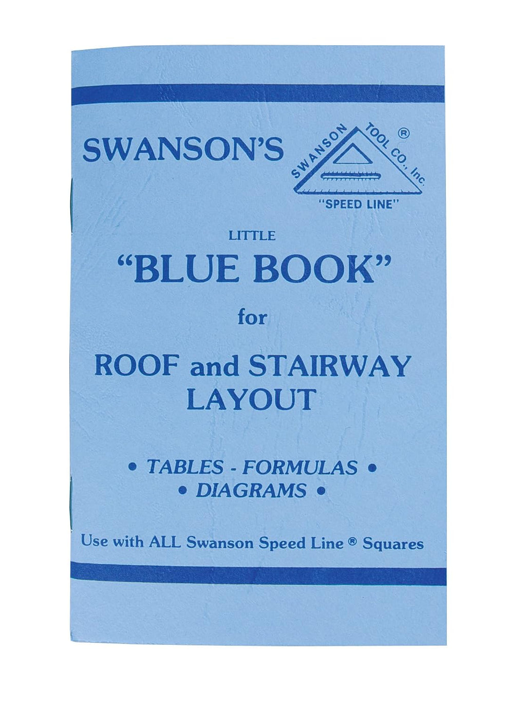 SWANSON Tool Co.,Inc SW1201K Value Pack 7 inch Speed Square and Big 12 Speed Square (Without Layout bar) Ships with Blue Book,(Pack of 12)