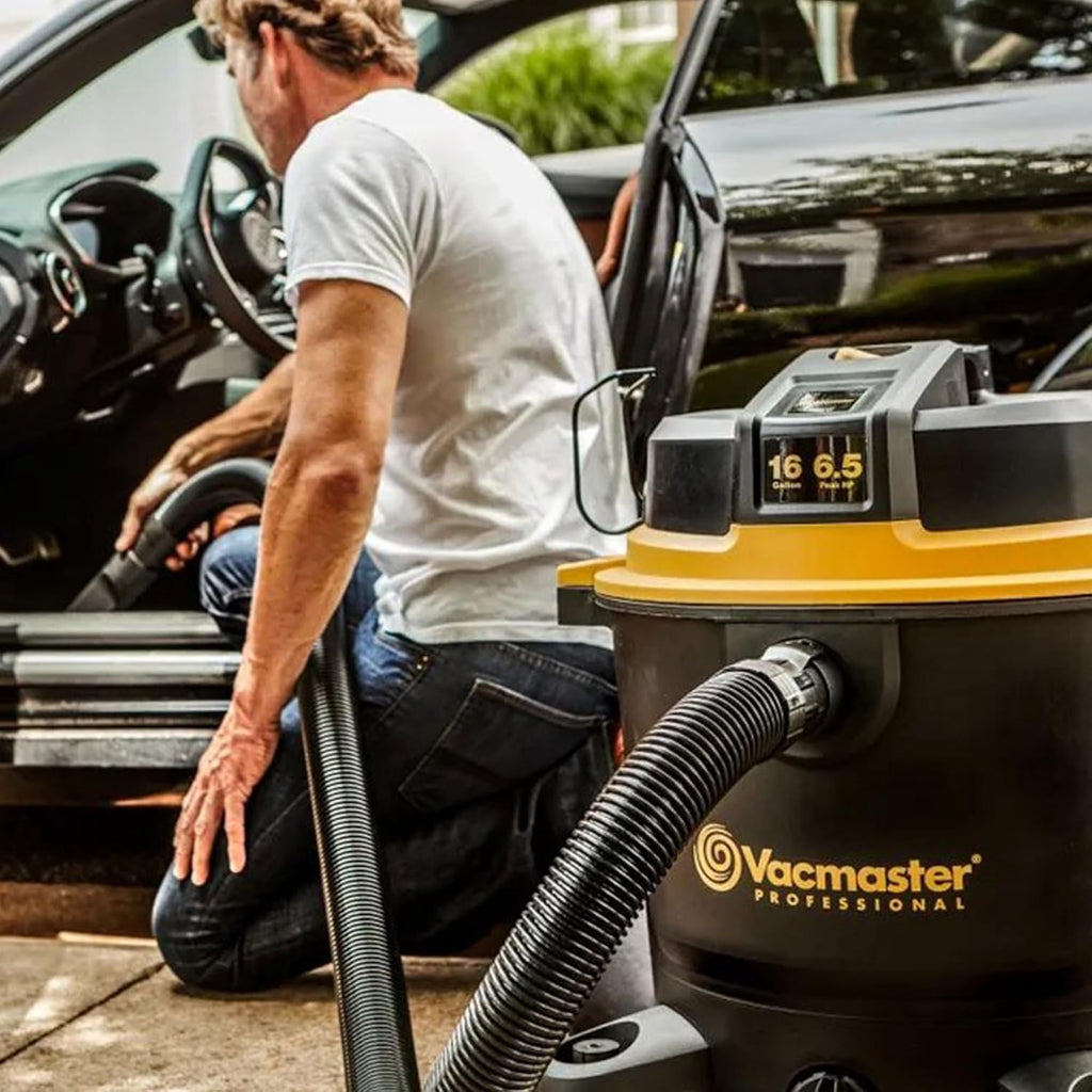 Vacmaster Professional - Wet/Dry Vac, 16 Gallon, Beast Series, 6.5 HP 2-1/2' Hose (VJH1612PF0201), Black