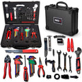 Elite 37-Piece Bike Tool Kit – Bicycle Repair & Maintenance Set for Mountain, Road, BMX & E-Bikes, w/Chain Breaker, Tire Repair Tools & Locking Hard Case