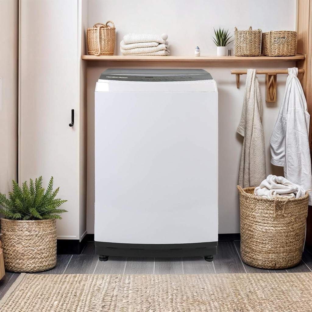 HAMILTON BEACH RPW302 Portable Washing Machine, 3.0 cu ft, White