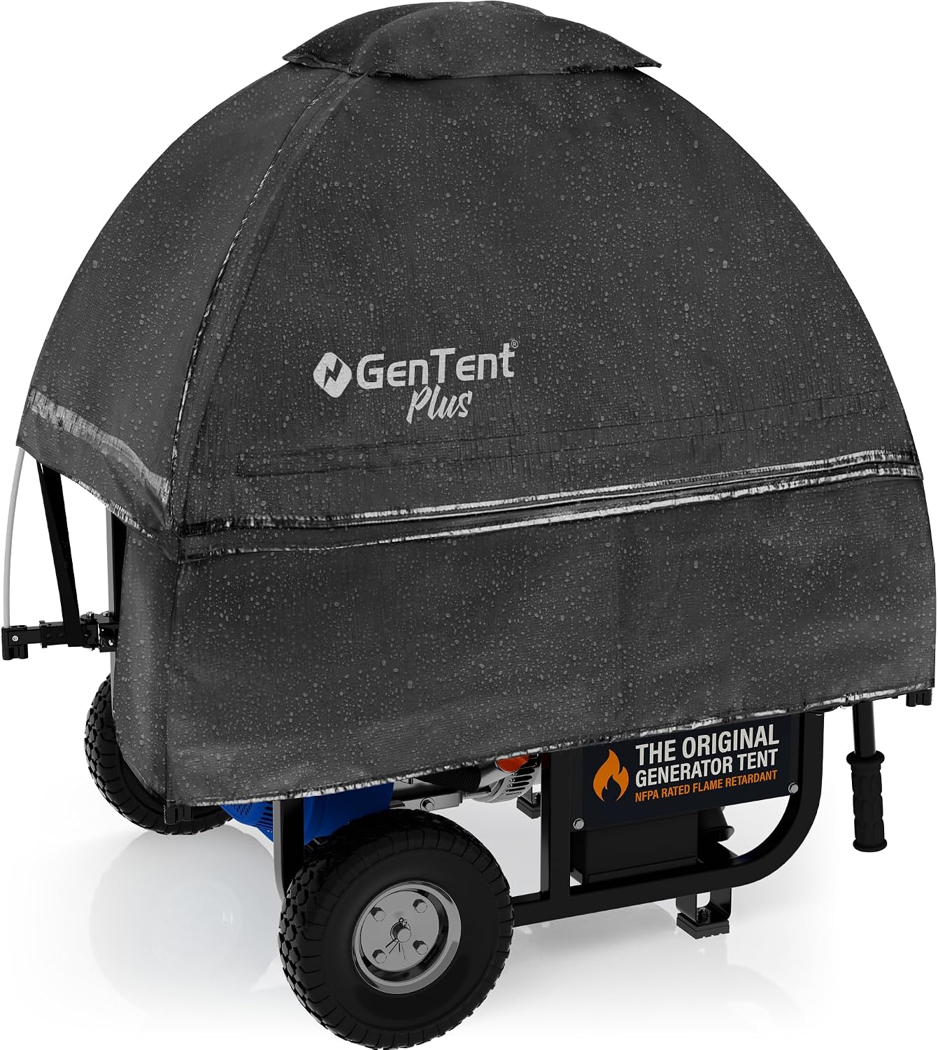 GenTent Open Frame Running Cover – Universal Kit Generator Tent (Black, Original - Plus)