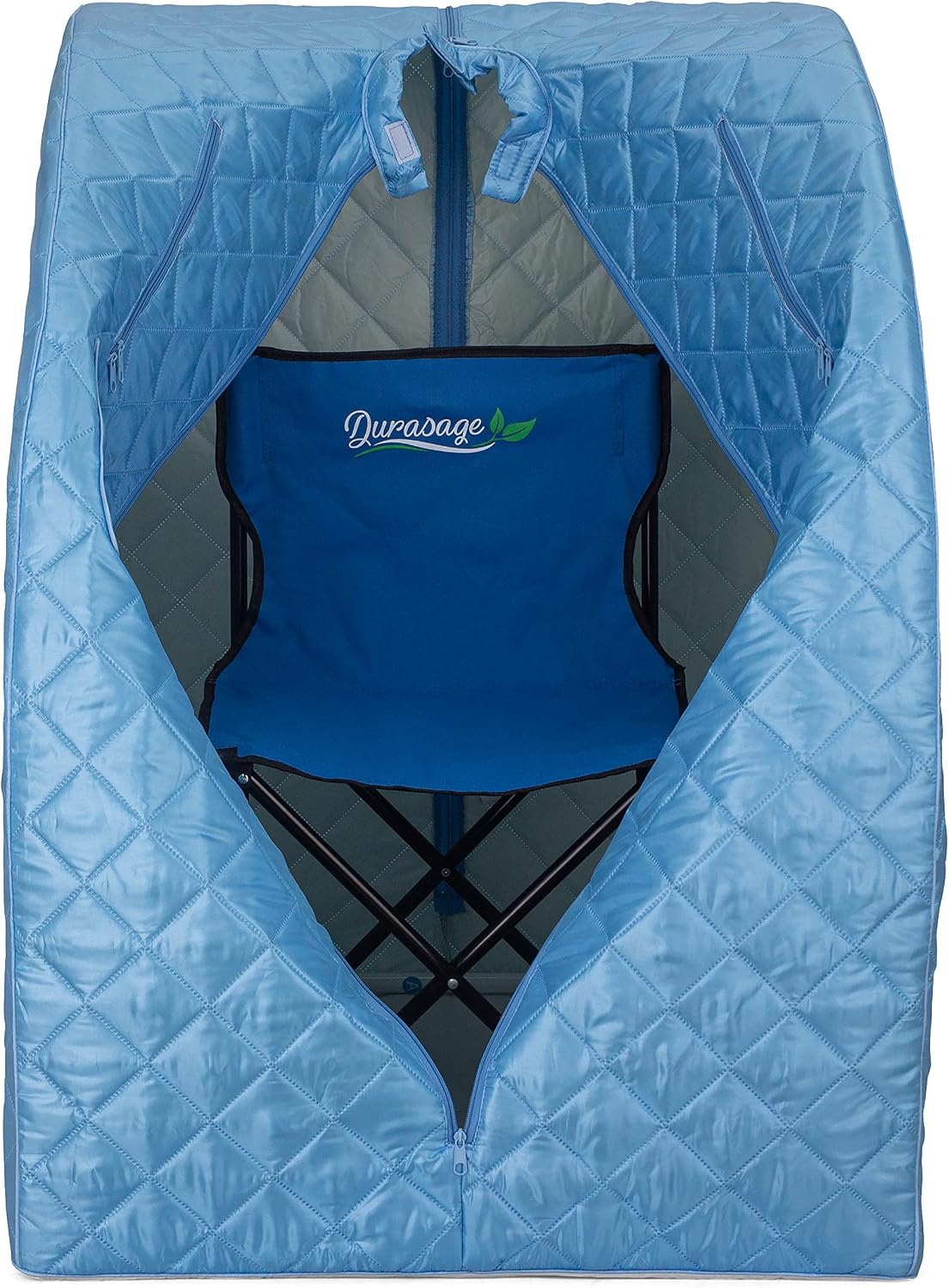 Durasage Portable Personal Steam Sauna for Home – Foldable Full Body Spa Tent with 800W Steam Generator, 60-Min Timer, Chair Included for Relaxation & Wellness