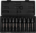 SUNEX TOOLS 2695, ½ Inch Drive Driveline Limited Clearance Socket Set, 12-Point, 9-Piece, Metric, 8mm-17mm, Cr-Mo Steel, Heavy Duty Storage Case