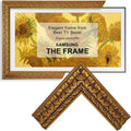 Antique Gilded Walnut 43' TV frame - Compatible ONLY with Samsung The Frame TV (Fits 2021-2026 models, model codes: 43LS03A/B/C/D/FA/HE)