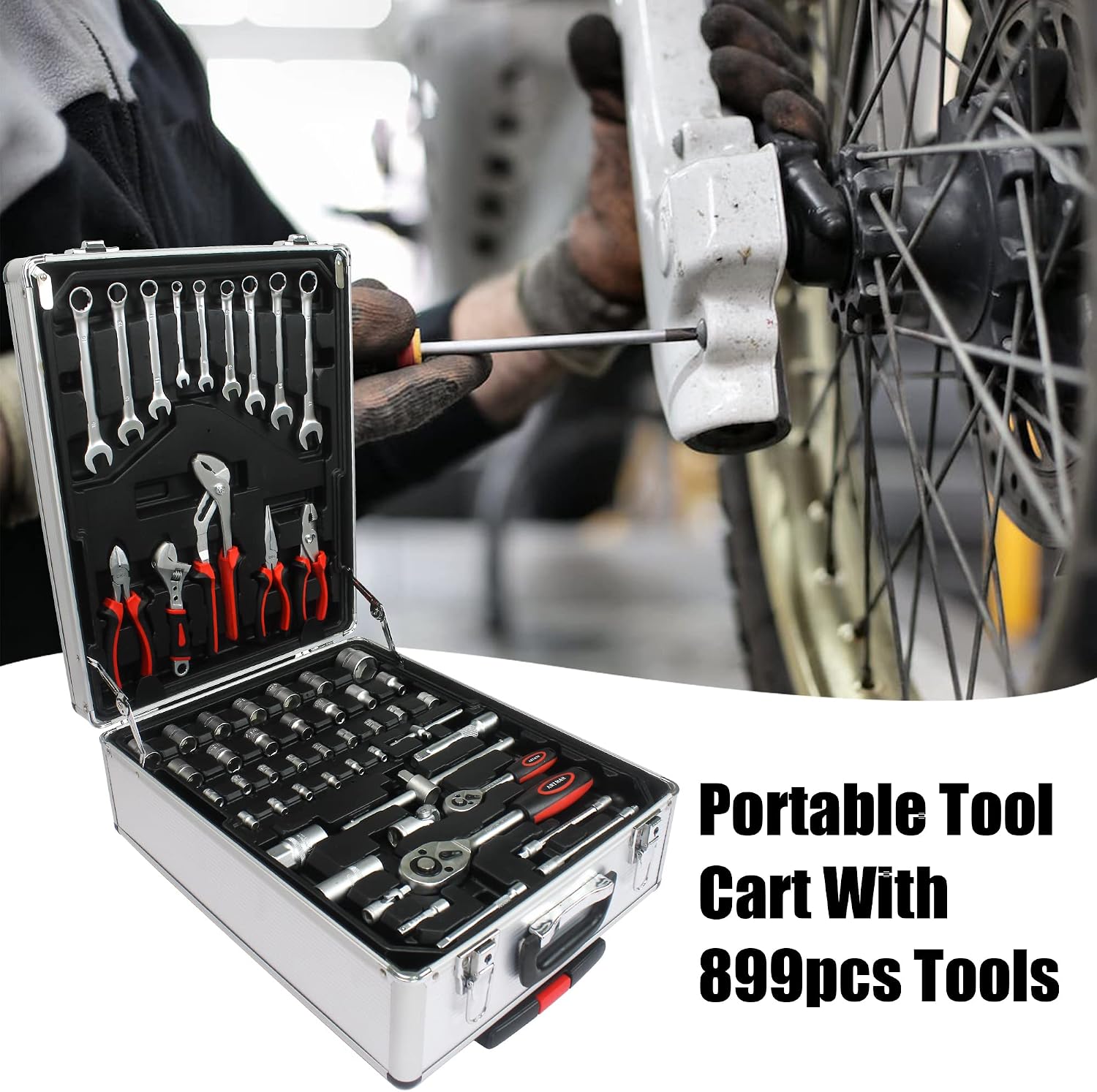 'Tools & Home Improvement Tool - Set for Mechanics Complete Craftsman Set with Lockpick Set Kit, Rolling Tool Box & Drill Combo Kit'