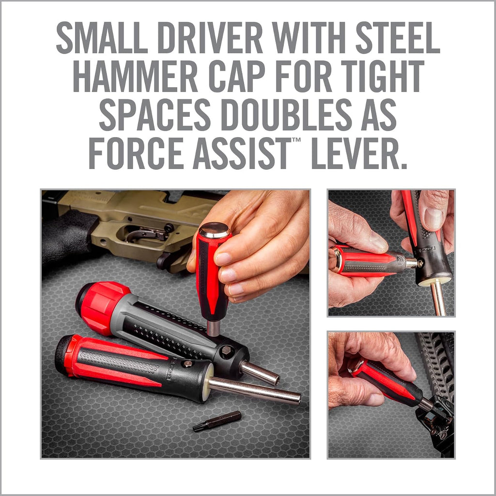Real Avid Armorers Tool Kit – Precision Torque Wrench Set with 83 Bits, Magnetic Bit Driver, LED Screwdriver - Includes Hex Phillips Torx Drivers with Accurate Inch Pound Settings for Gun Maintenance