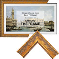 Baroque Gold 32' TV frame - Compatible ONLY with Samsung The Frame TVs (Fits 2021-2025 models, model codes:32LS03A/B/C/FA)