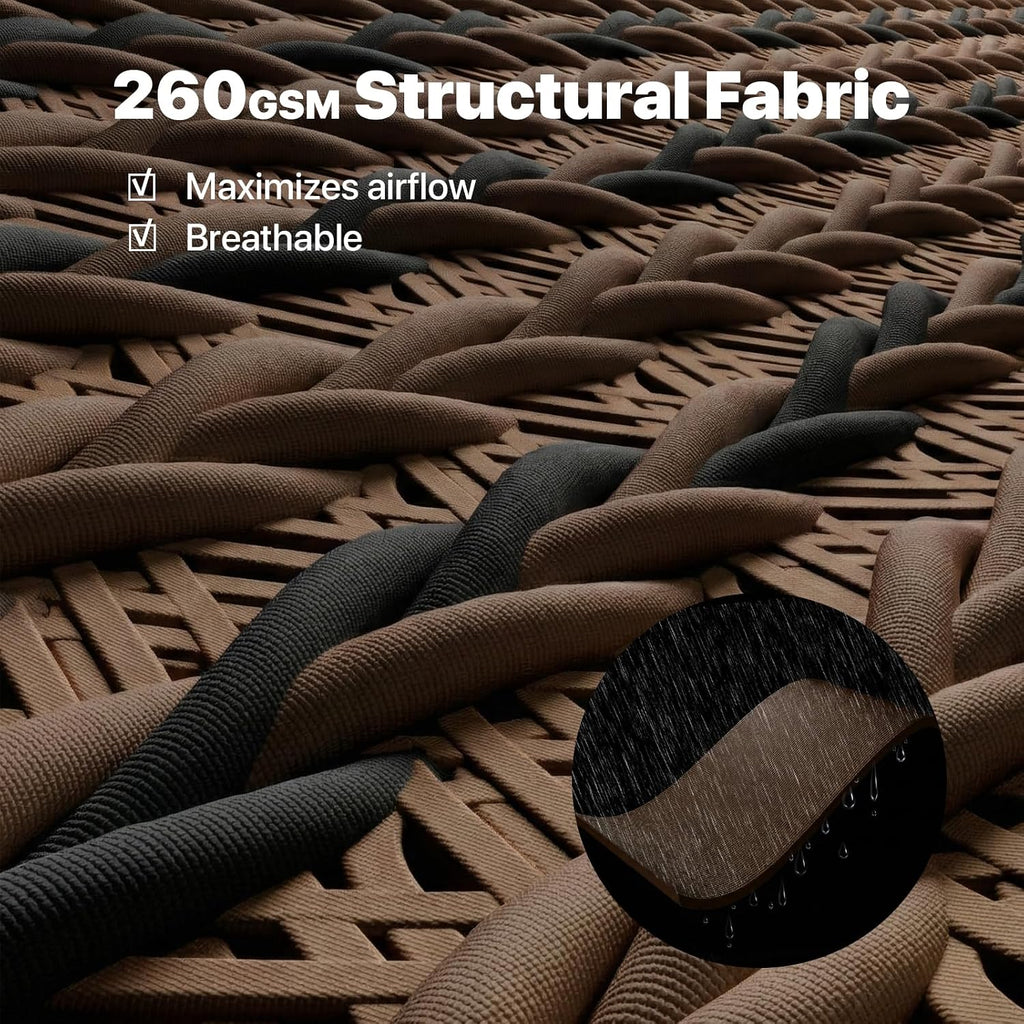 ColourTree Super Ring 12' x 20' Brown Customized Size Sun Shade Sail,Commercial Grade UPF50 Canopy Structure, Reinforced Corners & Edges, 260 GSM Fabric Heavy Duty -5 Years Warranty