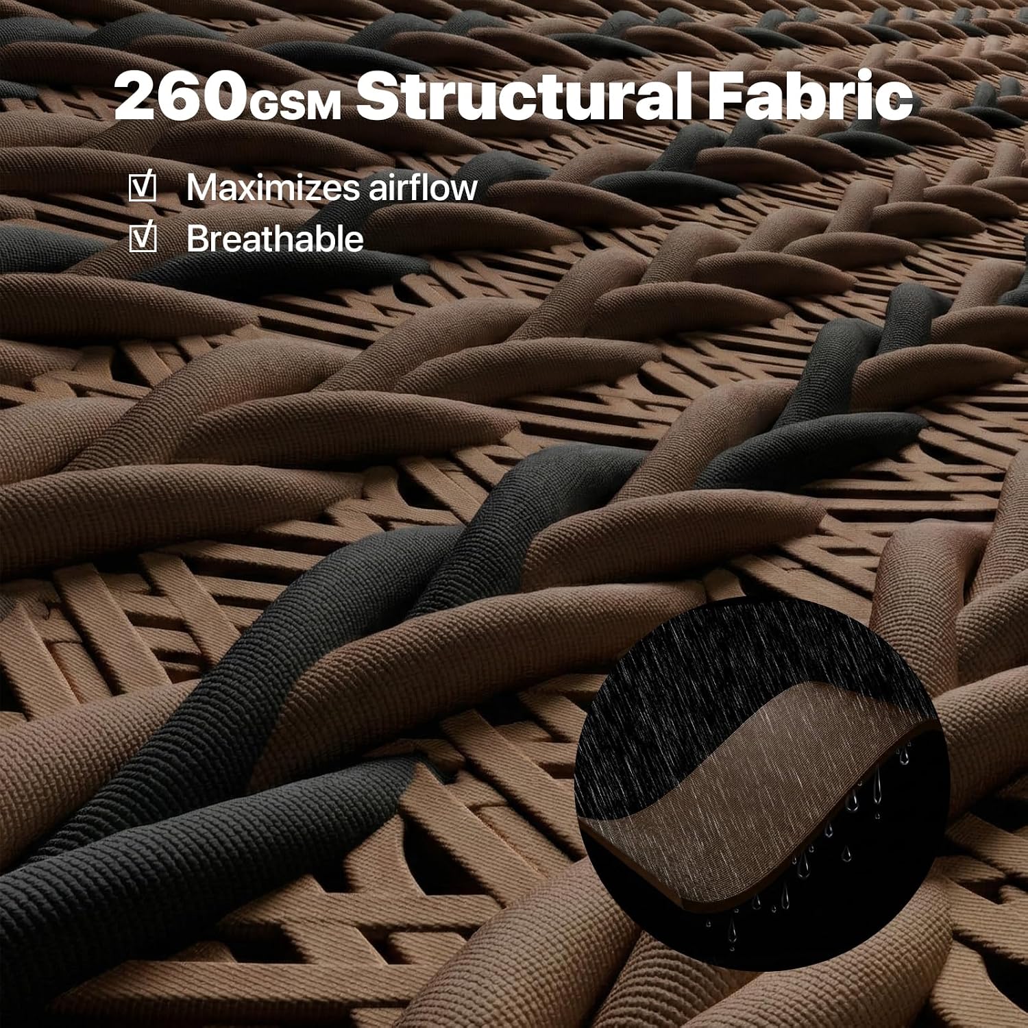 ColourTree Super Ring 12' x 20' Brown Customized Size Sun Shade Sail,Commercial Grade UPF50 Canopy Structure, Reinforced Corners & Edges, 260 GSM Fabric Heavy Duty -5 Years Warranty
