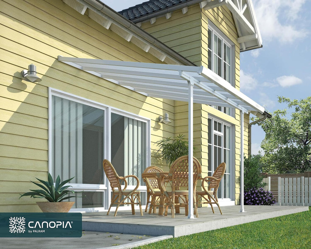 Palram - Canopia Feria 10' x 10' Patio Cover - White