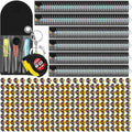 Jutom 456 Pcs Mini Tape Measure Keychain Bulk Mini Screwdriver Keychain Set Adult Tool Party Prize for Father's Men Gifts