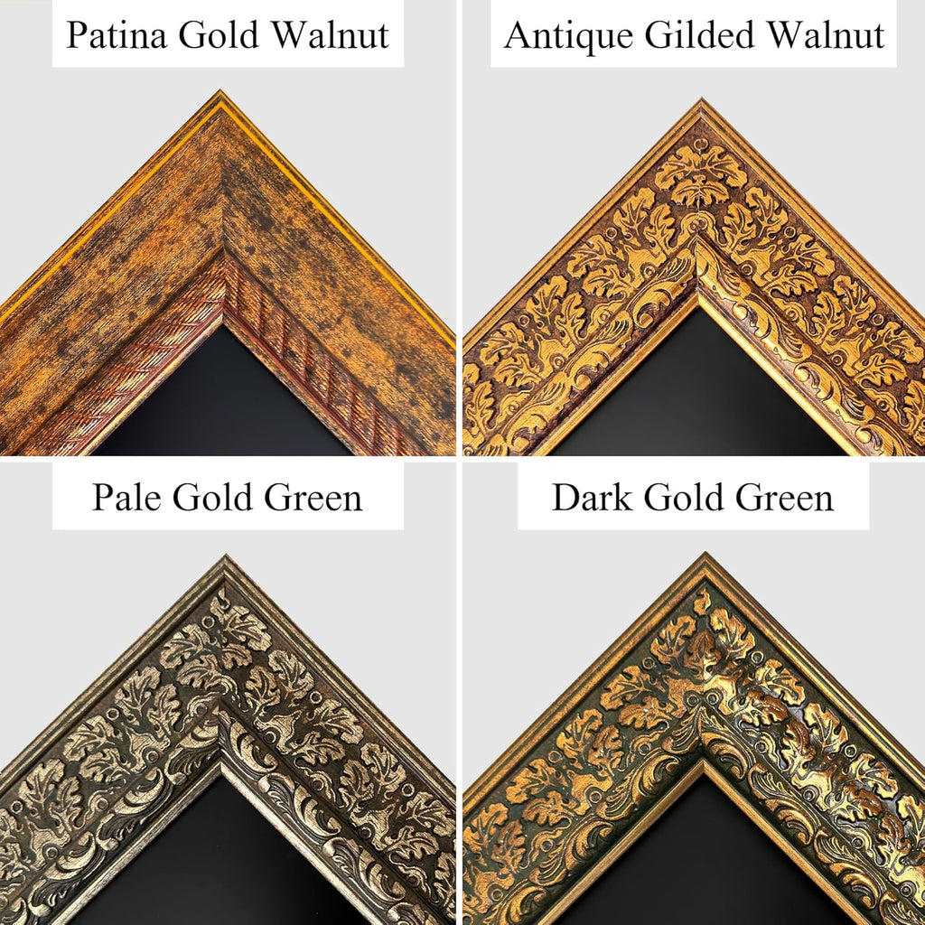 Antique Gilded Walnut 32' TV frame - Compatible ONLY with Samsung The Frame TV (Fits 2021-2026 models, model codes: 32LS03A/B/C/FA)