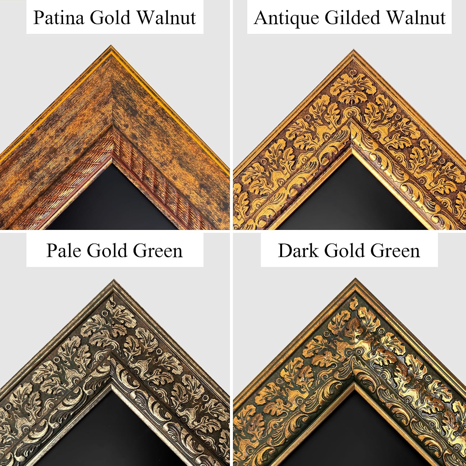 Antique Gilded Walnut 50' TV frame - Compatible ONLY with Samsung The Frame TV (Fits 2021-2026 models, model codes: 50LS03A/B/C/D/FA/HE)