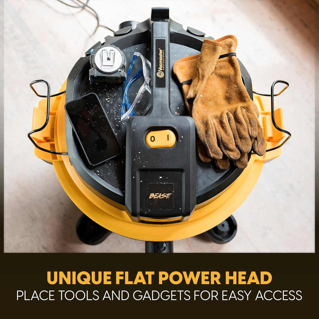 Vacmaster Professional Beast Series 16-Gallon 6.5 Peak HP Wet/Dry Vacuum- VJH1612PF 0203